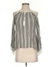 Gianni Bini 100% Rayon Gray 3/4 Sleeve Blouse Size XS - photo 1