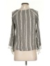 Gianni Bini 100% Rayon Gray 3/4 Sleeve Blouse Size XS - photo 2
