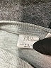 Zara 100% Cotton Gray Sweatshirt Size 4 - 14 - photo 3