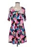 Reborn Tropical Pink Casual Dress Size M - photo 1
