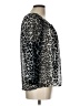 Unbranded 100% Polyester Animal Print Silver Black 3/4 Sleeve Blouse Size L - photo 4