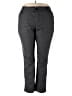 Lee Houndstooth Gray Casual Pants Size 22 - photo 1