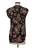 Daniel Rainn 100% Polyester Paisley Black Short Sleeve Blouse Size S (petite) - photo 2