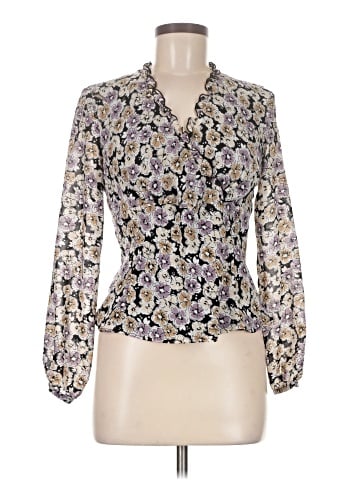 Petite Sophisticate Long Sleeve Blouse (view 1)