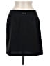 Requirements 100% Polyester Solid Black Casual Skirt Size 8 - photo 1