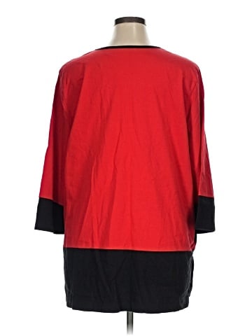 Liz & Me 3/4 Sleeve Top (view 2)