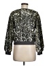 Alice + Olivia Metallic Gold Pullover Sweater Size M - photo 2