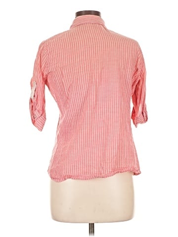 Maurices 3/4 Sleeve Button-Down Shirt (view 2)
