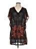 H&M 100% Polyester Paisley Black Casual Dress Size XS - photo 1