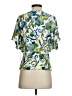 Cynthia Steffe Green Short Sleeve Blouse Size S - photo 2