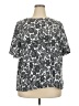 Lane Bryant 100% Polyester Gray Short Sleeve Blouse Size 18 - 20 Plus - photo 1