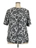 Lane Bryant 100% Polyester Gray Short Sleeve Blouse Size 18 - 20 Plus - photo 2