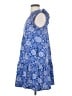 Boden Paisley Blue Casual Dress Size 4 - photo 5