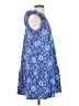 Boden Paisley Blue Casual Dress Size 4 - photo 4
