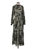 Jodifl 100% Polyester Paisley Gray Casual Dress Size S - photo 1