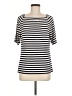Talbots Stripes Ivory 3/4 Sleeve T-Shirt Size M - photo 1
