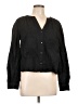 Old Navy Black Long Sleeve Blouse Size L - photo 1