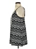 Xhilaration Silver Sleeveless Top Size S - photo 5