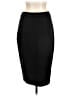 Halogen Solid Black Casual Skirt Size 10 - photo 1