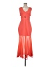 BCBGMAXAZRIA 100% Polyester Orange Cocktail Dress Size 8 - photo 1