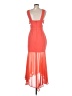 BCBGMAXAZRIA 100% Polyester Orange Cocktail Dress Size 8 - photo 2
