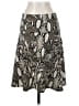 Lily 100% Polyester Animal Print Silver Casual Skirt Size S - photo 1