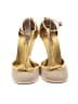 Prada Gold Tan Heels Size EU 37 1/2 - photo 2