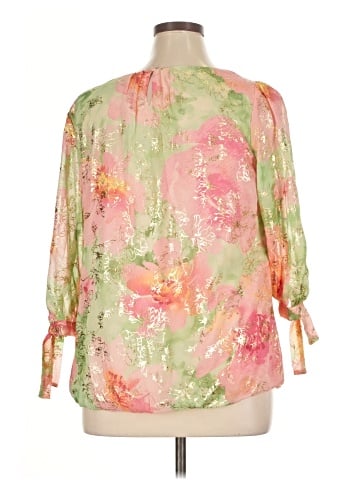 Sara Michelle 3/4 Sleeve Blouse (view 2)