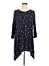 Blue Sky Stars Blue 3/4 Sleeve Blouse Size L - photo 1
