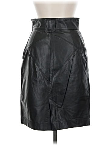 C.J Todd Leather Skirt (view 2)