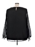 Torrid 100% Polyester Black 3/4 Sleeve Blouse Size 3X Plus (3) - photo 2