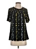 Ann Taylor Black Short Sleeve Blouse Size S - photo 1