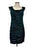 Aidan Mattox 100% Polyester Teal Cocktail Dress Size 10 - photo 1