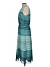 Pendleton 100% Polyester Print Teal Casual Dress Size 10 (petite) - photo 5