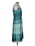 Pendleton 100% Polyester Print Teal Casual Dress Size 10 (petite) - photo 4