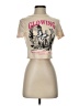Shein Tan Short Sleeve T-Shirt Size XS - photo 1