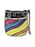 Unbranded Floral Black Gold Wristlet One size - photo 2