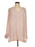 H&M 100% Polyester Pink Long Sleeve Blouse Size 12 - photo 1