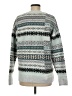 Ann Taylor LOFT Print Gray Pullover Sweater Size M - photo 2
