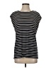 Anne Klein Stripes Black Short Sleeve Top Size S - photo 1