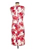 Mario Serrani Print Red Cocktail Dress Size 12 - photo 2