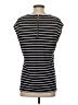 Anne Klein Stripes Black Short Sleeve Top Size S - photo 2
