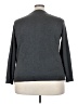 Avenue 100% Polyester Gray Cardigan Size 22 - 24 - photo 2