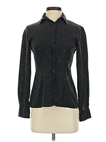 Tucker Long Sleeve Silk Top (view 1)