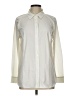 Calvin Klein Color Block Ivory Long Sleeve Button-Down Shirt Size L (estimated) - photo 1