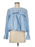 Joie 100% Cotton Blue Long Sleeve Blouse Size M - photo 1