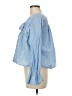 Joie 100% Cotton Blue Long Sleeve Blouse Size M - photo 5