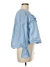 Joie 100% Cotton Blue Long Sleeve Blouse Size M - photo 4