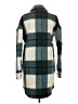 Marled by Reunited 100% Polyester Plaid Teal Coat Size S - photo 2