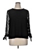 CeCe Black 3/4 Sleeve Top Size XL - photo 1